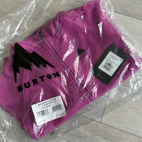 BURTON CROWN WEATHERPROOF FULL-ZIP FLEECE JACKET KIDS' girls size small - Picture 8 of 8